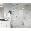 Design House Karsen II Modern Brass Shower Trim in Polished Chrome