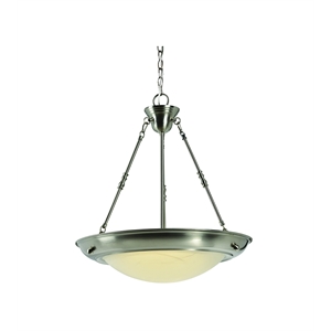 Design House Grafton Integrated LED Stainless Steel Wall Sconce in Satin Nickel