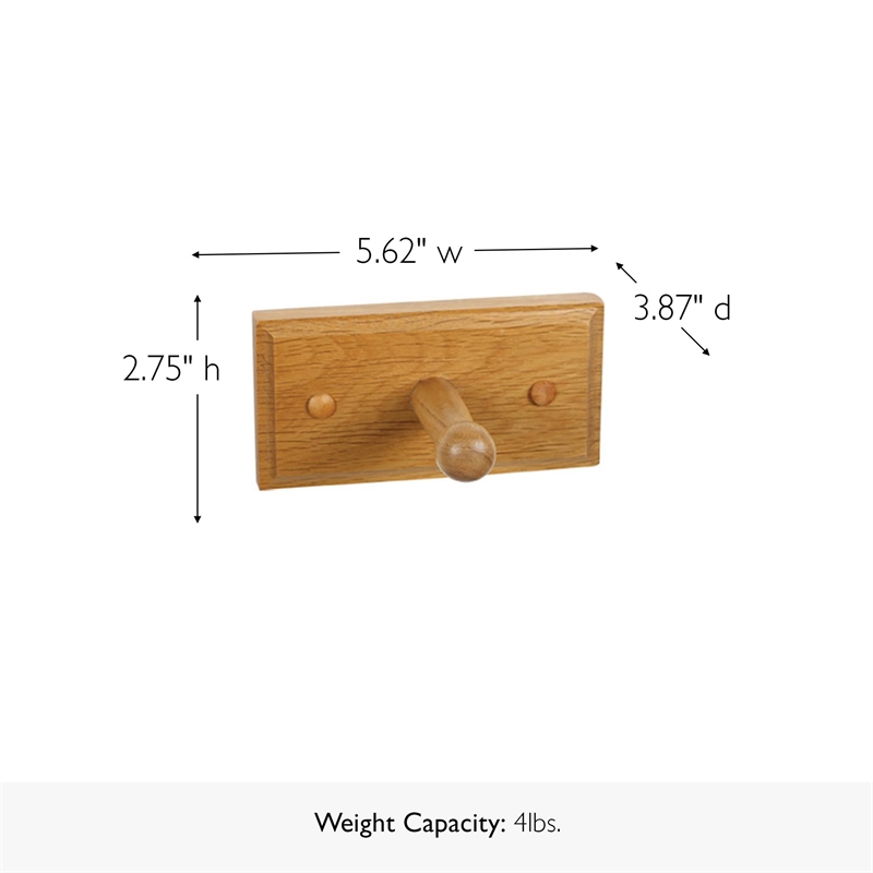 Design House Dalton 4-Piece Wood Bathroom Hardware Kit in Honey Oak