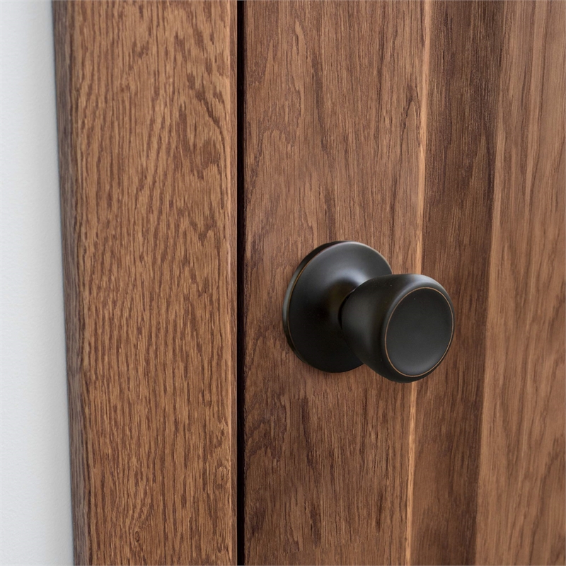 Design House Terrace Brass Passage Door Knob in Oil Rubbed Bronze (Set 0f 12)