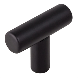 Design House 1.5&quot 10-Pack Stainless Steel T Pull Cabinet Knob in Black