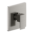 Design House Karsen II Modern Brass Shower Head in Satin Nickel