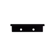 Design House 10-Pack Metal Edge Cabinet Finger Pull in Matte Black