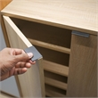 Design House 10-Pack Metal Edge Cabinet Finger Pull in Matte Black