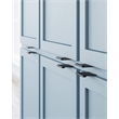 Design House 10-Pack Metal Edge Cabinet Finger Pull in Matte Black