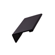 Design House 10-Pack Metal Edge Cabinet Finger Pull in Matte Black
