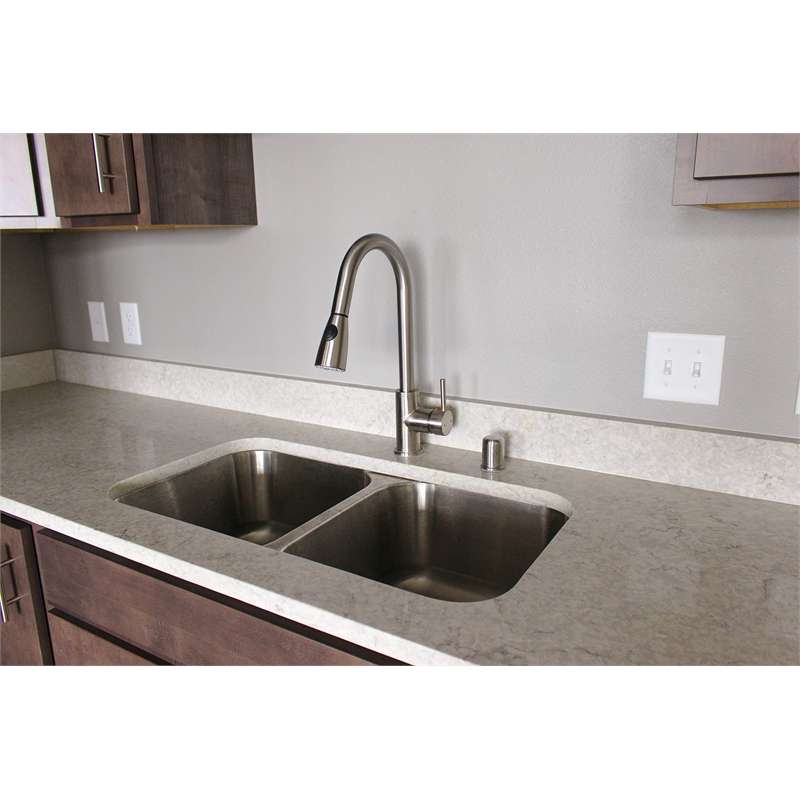 Design House Brass and Plastic Dishwasher Air Gap in Satin Nickel