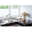 Design House Brass and Plastic Dishwasher Air Gap in Satin Nickel