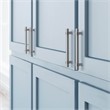Design House Emery 5-Pack Stainless Steel Center to Center Cabinet Pull - Nickel