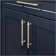 Design House Emery 5-Pack Stainless Steel Center to Center Cabinet Pull - Nickel
