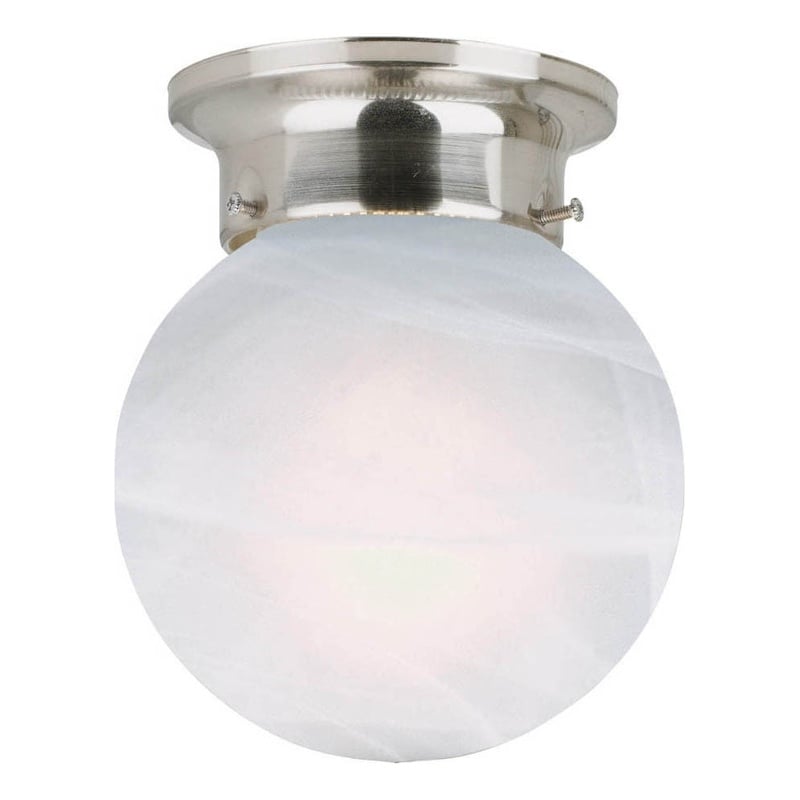 Design House Millbridge 1-Light Stainless Steel Ceiling Light - Satin Nickel