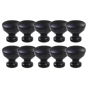 Design House 10-Pack Metal Brody Cabinet Knob in Matte Black
