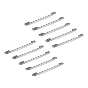 Design House Brody 5&quot 10-Pack Metal Brody Cabinet Pull in Satin Nickel
