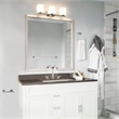Design House Karsen 4-Piece Metal Bathroom Hardware Kit in Polished Chrome