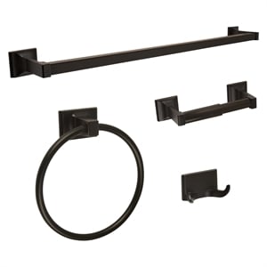 Design House Millbridge 4-Piece Metal Bathroom Hardware Kit in Oil Rubbed Bronze