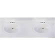 Concord Vanity-White w/ Cultured Marble Top Fully Assembled 61