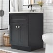 Brookings Vanity in Espresso w/ White Marble Top Fully Assembled 25