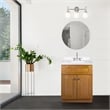 Brookings Vanity in Modern Birch w/ White Marble Top Fully Assembled 25