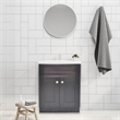 Design House Brookings Wood Vanity w/o Top-Espresso 24in x 18in