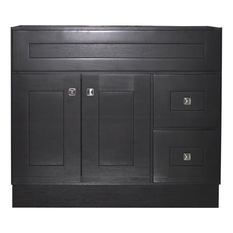 Design House Brookings Fully Assembled Wood Vanity-Espresso 36in.
