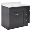 Design House Brookings Fully Assembled Wood Vanity-Espresso 36in.