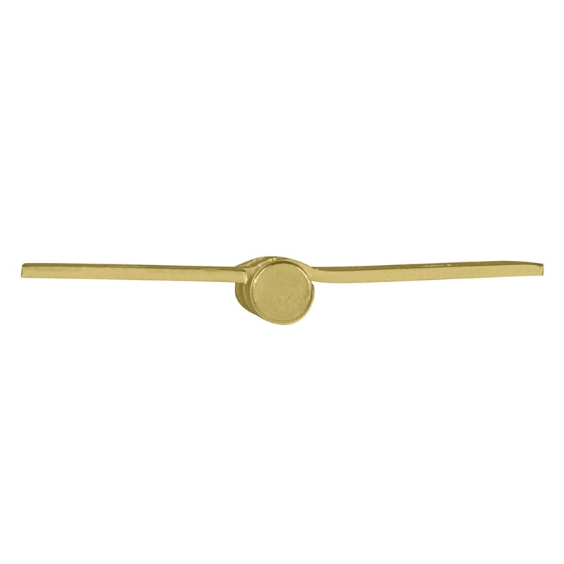 Design House Stainless Steel Door Hinge in Satin Brass 3.5-in. Square Corner