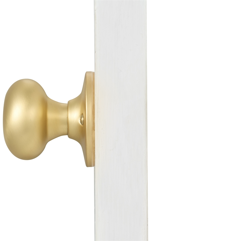 Design House Cambridge Brass Dummy Door Knob in Satin Gold