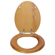 Design House Dalton Elongated Wood Toilet Seat in Honey Oak