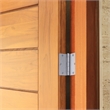 Design House Steel Door Hinge in Satin Chrome 3.5-in. Square Corner  6-Pack