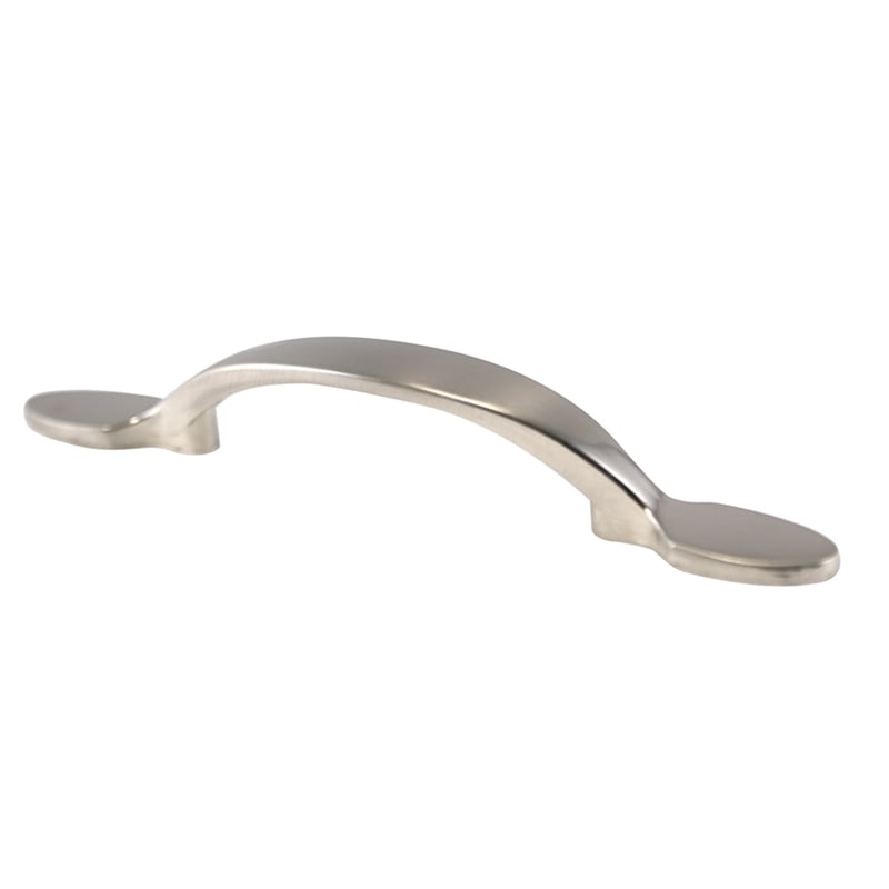 Design House Deco Metal Cabinet Pull in Satin Nickel 10-Pack