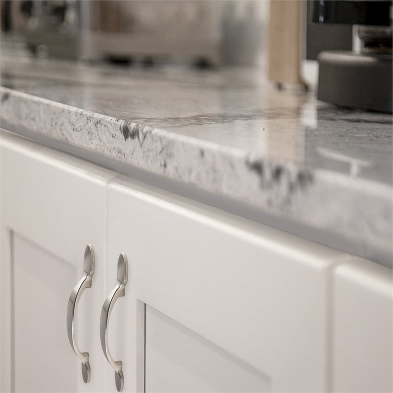 Design House Deco Metal Cabinet Pull in Satin Nickel 10-Pack