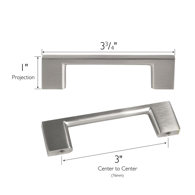 Design House Caster Steel Cabinet Pull 3
