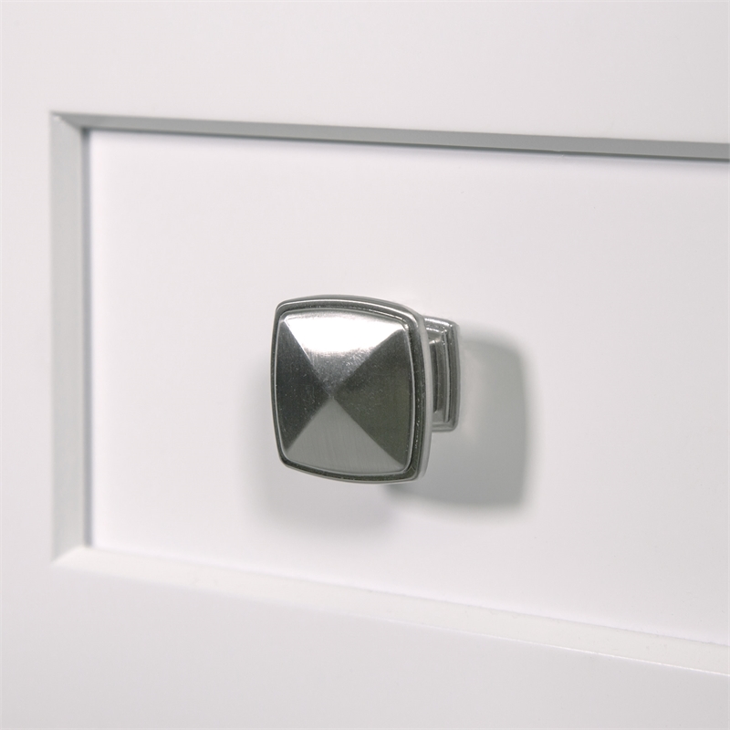 Brookings Vanity Sherwin Williams White with Cultured Marble Top Fully Assembled