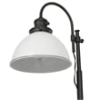 Design House Savannah Farmhouse Adjustable Metal Desk Lamp in Matte Black