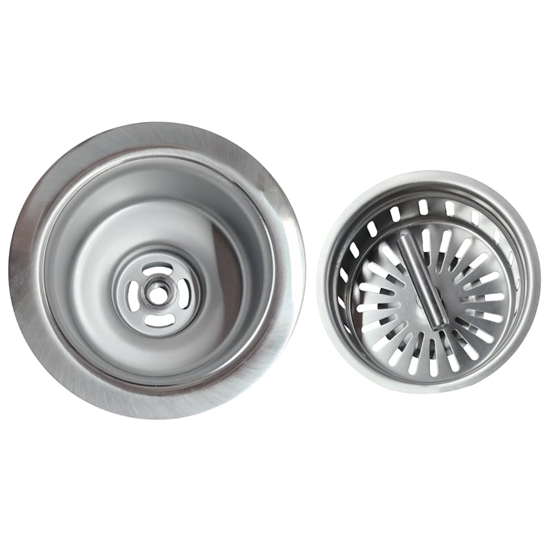 Design House Kitchen Sink Drain Strainer T-Handle in Stainless Steel