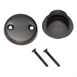 Design House Brass Toe Tap Bath Drain Stopper Oil Rubbed Bronze