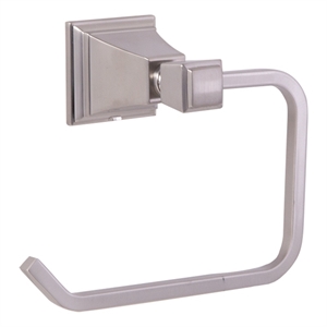 Design House Torino Brass Towel Ring for Bath and Kitchen in Satin Nickel