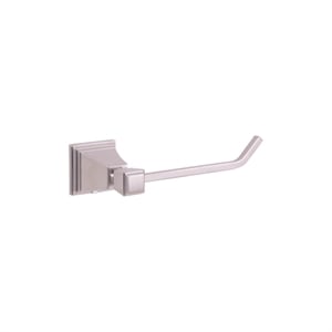 Design House Torino Brass Single-Post Toilet Paper Holder in Nickel