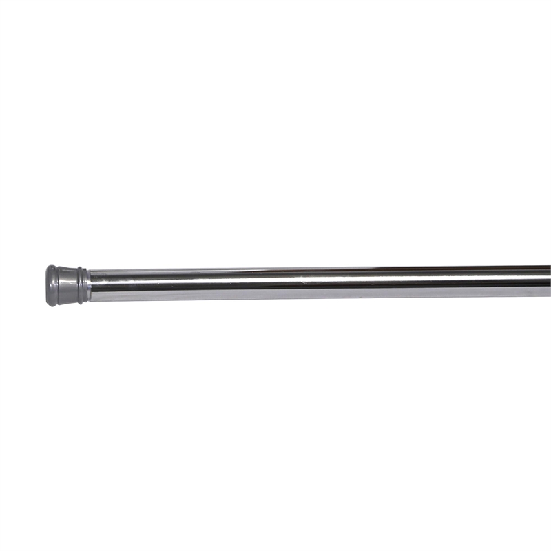Design House Adjustable Shower Rod 42-inch-72-inch in Chrome