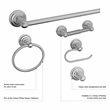 Design House Calisto Metal Towel Bar in Satin Nickel 30-in.