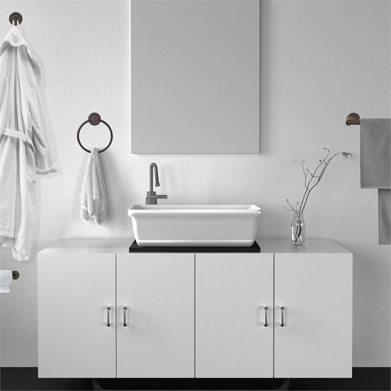 Design House Allante Bathroom Hardware Kit in Oil-Rubbed Bronze 4 Piece
