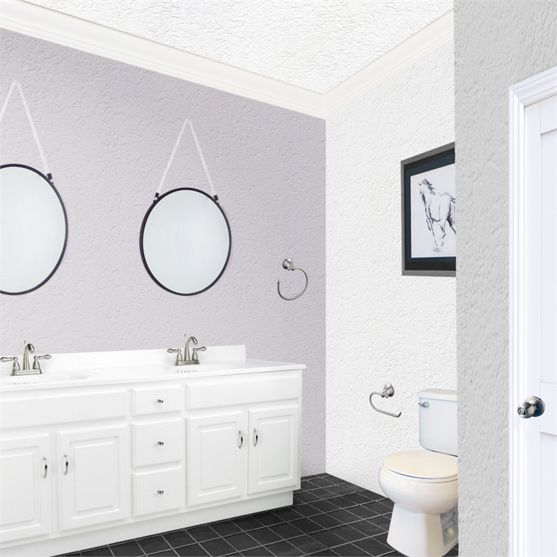 Design House Oakmont Towel Ring in Satin Nickel