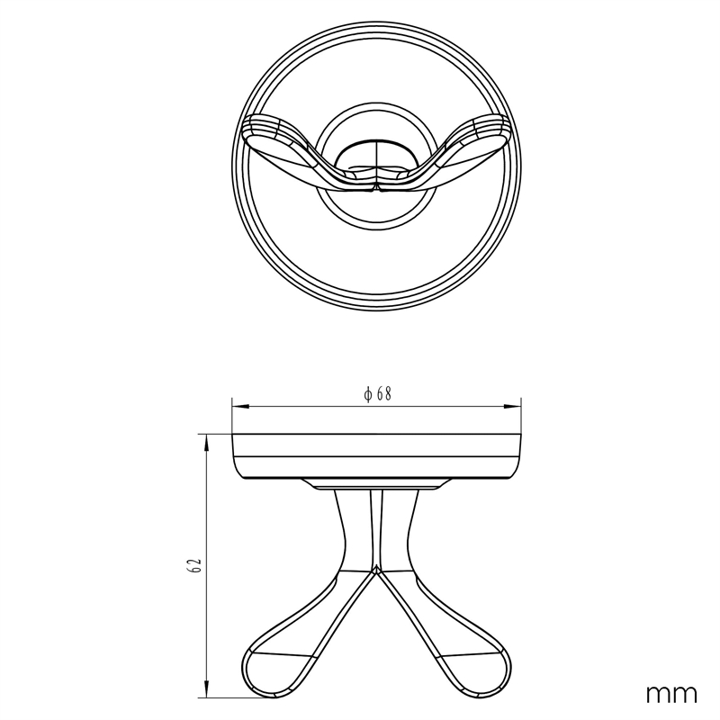 Design House San Martin Aluminum Double Robe Hook in Polished Chrome