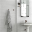 Design House San Martin Metal Double Robe Hook in Brushed Nickel