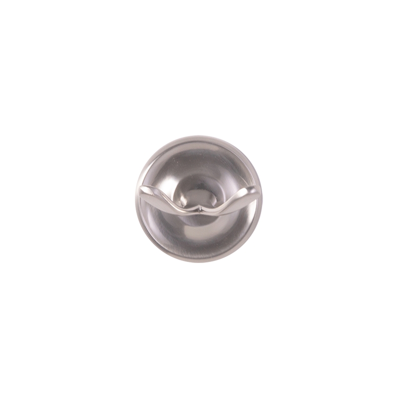 Design House San Martin Metal Double Robe Hook in Brushed Nickel
