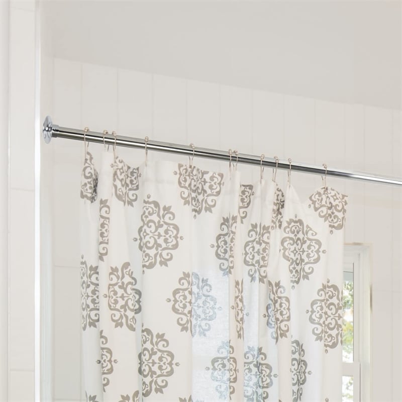 Design House Stainless Steel Shower Rod in Polished Chrome 60-in. 5-Pack