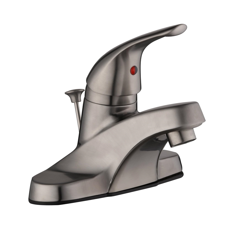 Middleton Centerset Bathroom Faucet in Satin Nickel 4-Inch