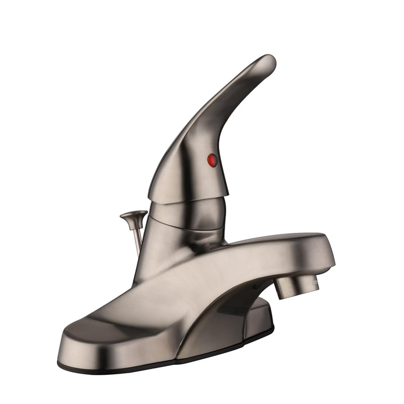 Middleton Centerset Bathroom Faucet in Satin Nickel 4-Inch