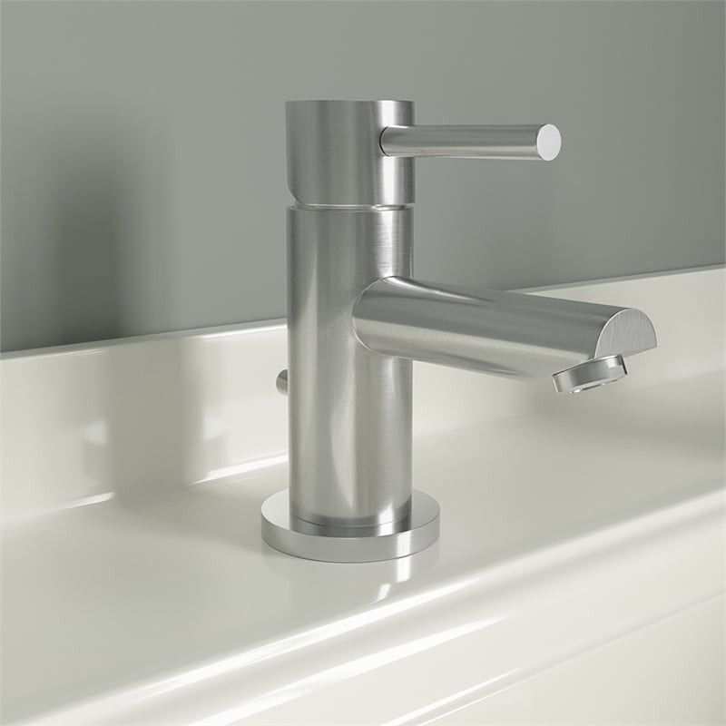 Design House Eastport II Single-Handle Bathroom Brass Faucet in Satin Nickel