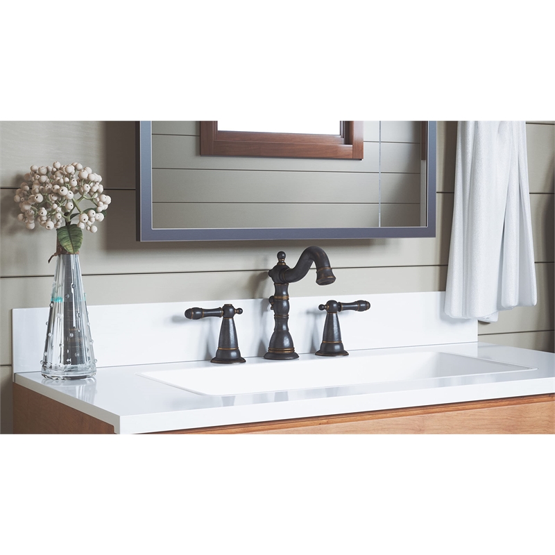 Oakmont Stainless Steel 2-Handle Lavatory Faucet in Bronze